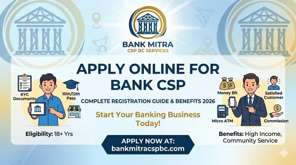 Apply Online for Bank CSP Registration Process and Benefits Guide