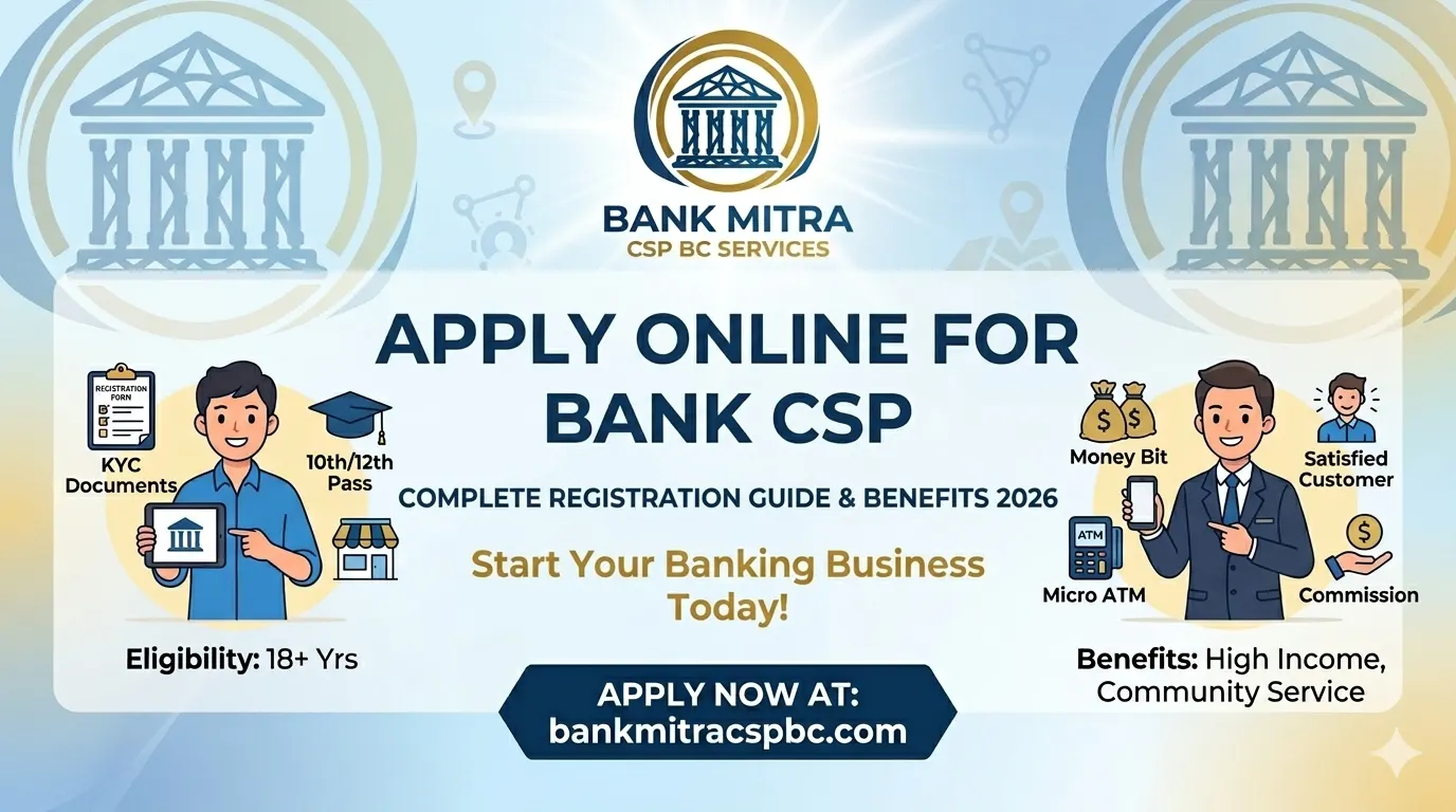 Apply Online for Bank CSP Registration Process and Benefits Guide