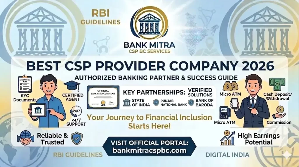 Best CSP Provider Company for Online Banking Registration 2026